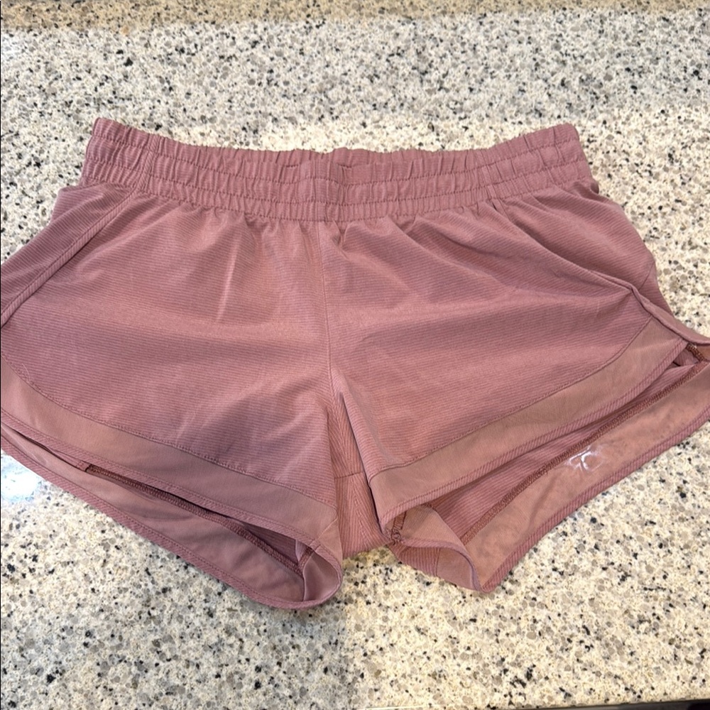 Athleta Pink Athletic Shorts Moisture-Wicking Performance